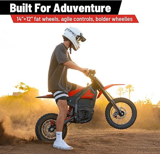 Yozma IN 10 Electric Dirt bike. 40 Mph, 2600W Mid Drive Motor.